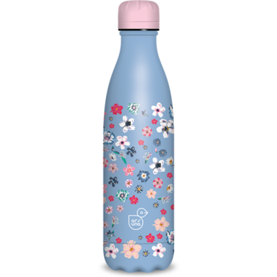 Ars Una 500 ml-es Pearl Blossom Blue 24 (5376) duplafalú fémkulacs