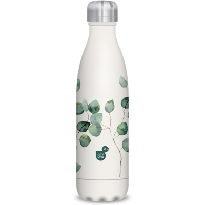 Ars Una 500 ml-es Botanic Leaf 24 (5396) duplafalú fémkulacs