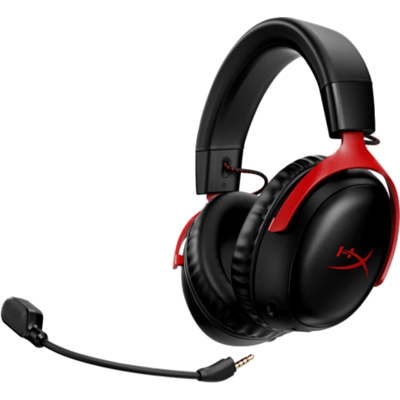 HP RENEW HyperX Cloud III Wireless fekete-piros gamer headset