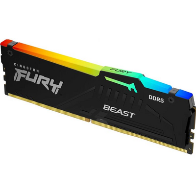 KINGSTON FURY Memória DDR5 8GB 5600MT/s CL36 DIMM Beast RGB EXPO