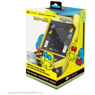 MY ARCADE Játékkonzol Pac-Man Micro Player Pro Portable Retro Arcade 6.75" Hordozható, DGUNL-4194