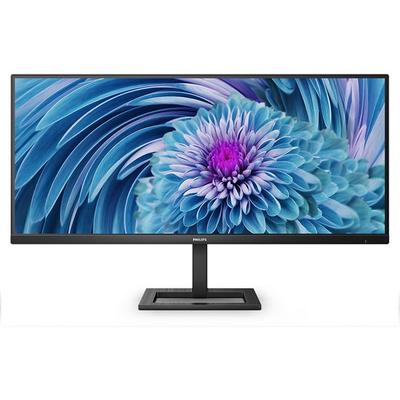 PHILIPS monitor 34" 346E2LAE 3440x1440, 21:9, 300cd/m2, 4ms, HDMI/4xUSB/USB-C, hangszóró, áll. magasság