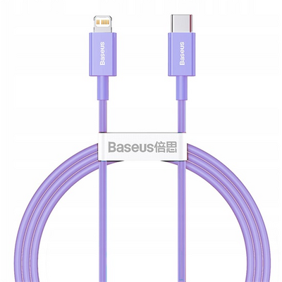 ACC Baseus Superior Series Fast Charging Data Cable Type-C to iPhone PD 20W 1m gyorstöltő adatkábel, lila