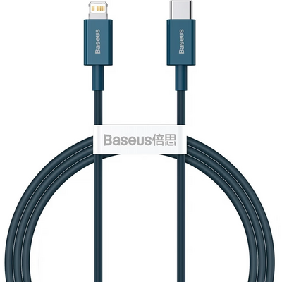 ACC Baseus Superior Series Fast Charging Data Cable Type-C to iPhone PD 20W 1m gyorstöltő adatkábel, kék