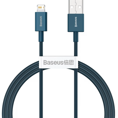 ACC Baseus Superior Series Fast Charging Data Cable USB to iPhone 2.4A 1m gyorstöltő adatkábel, kék