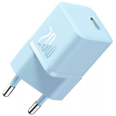 Baseus CCGN050103 Mini GaN5 20W kék hálózati töltő adapter