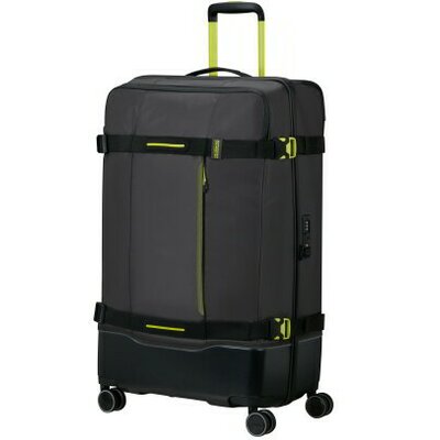 American Tourister URBAN TRACK Spinner L Tsa Coated fekete bőrönd