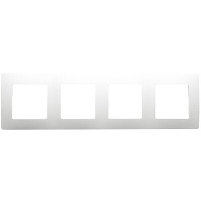Legrand 665004 Niloé fehér 4-es keret