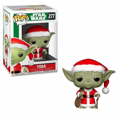 Funko POP! (277) Bobble Star Wars - Holiday Santa Yoda figura