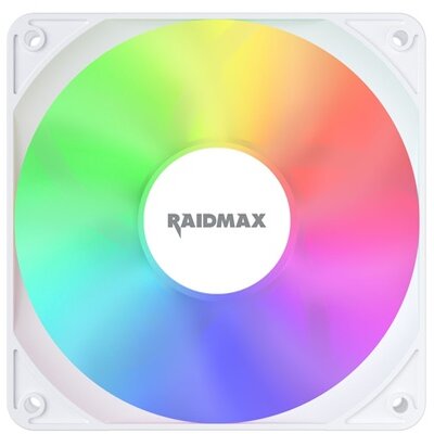 RAIDMAX X-AIR 120mm PWM RGB fehér ventilátor