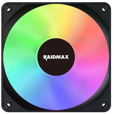 RAIDMAX X-AIR 120mm PWM RGB fekete ventilátor