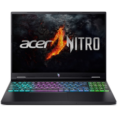 ACER Aspire Nitro AN16-73-540P, 16" WUXGA IPS, Intel Core i5-14450HX, 16GB, 512GB SSD, GeForce RTX 4050, DOS, fekete