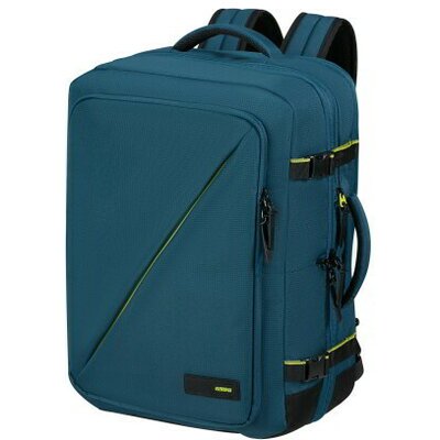 American Tourister TAKE2CABIN Travel Backpack L Exp kék kabin táska