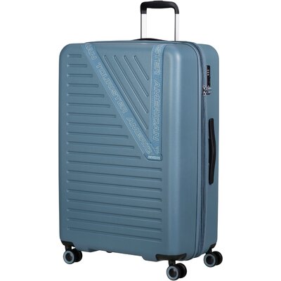 American Tourister DYNABELT Spinner 77/28 Exp Tsa kék bőrönd