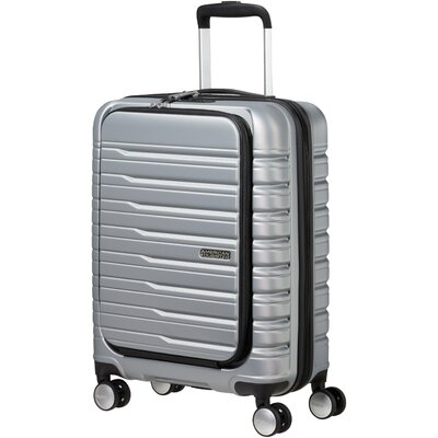 American Tourister FLASHLINE Spin. 55/20 Frontloader ezüst kabinbőrönd