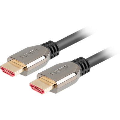 Lanberg HDMI M/M V2.1 kábel 1.8 méter, 8K@60HZ fekete