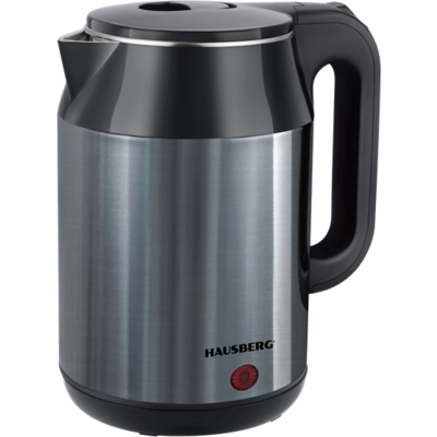 Hausberg HB-3623BL 2,2L-es kék dupla falú acél vízforraló 1800W