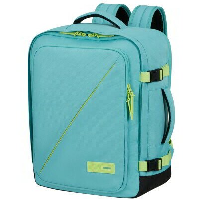 American Tourister TAKE2CABIN Casual Backpack M világos zöld 15.6" kabin hátizsák