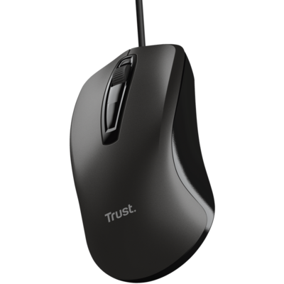 TRUST Basics Vezetékes optikai egér 24657 (Wired Optical Mouse-black)