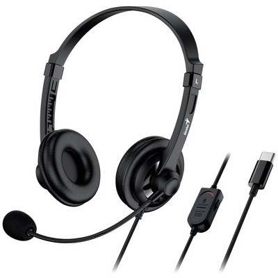 Genius HS-230U Headset Black