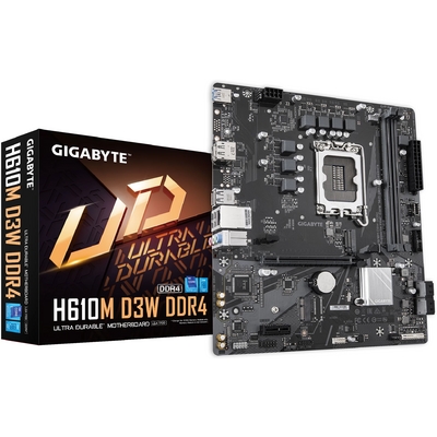 GIGABYTE Alaplap S1700 H610M D3W DDR4 INTEL H610, mATX