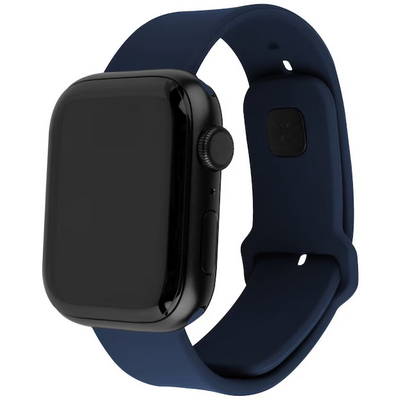 FIXED szilikon sportos óraszíj Apple Watch 38/40/41mm-es okosórákhoz, kék