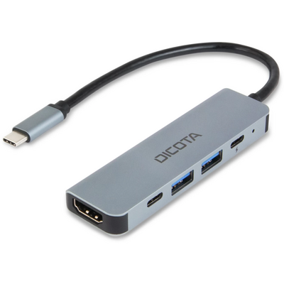 Dicota USB-C 5-IN-1 VIDEO HUB 4K PD 100W