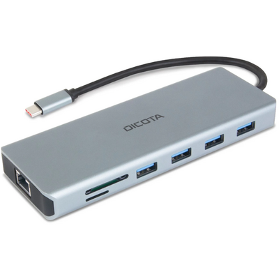 Dicota USB-C 13-IN-1 DOCKING STATION 4K HDMI/DP PD 100W