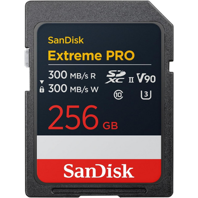 Sandisk SANDISK EXTREME PRO 256GB SD UHS-II (V90)