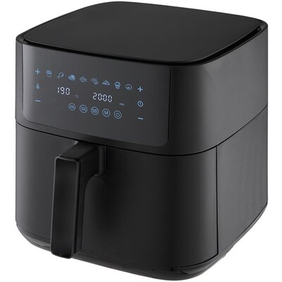 TOO AF-850-B 1800 W fekete 8 L forrólevegős sütő (air fryer) digitális vezérléssel