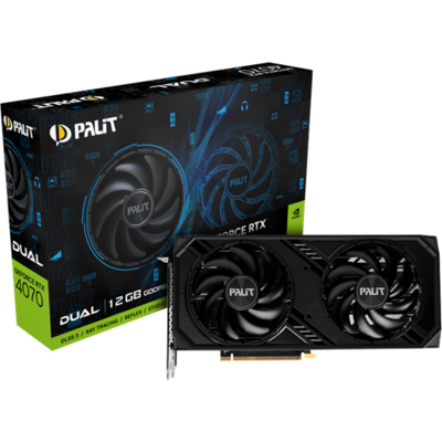 PALIT NVIDIA RTX4070 Dual 12GB GDDR6 - NE64070019K9-1048D