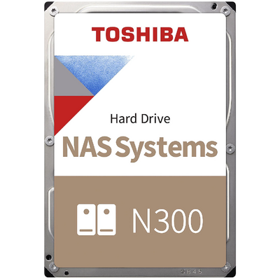 Toshiba N300 NAS HARD DRIVE 10TB BULK 3.5 SATA 7200 RPM 512MB CMR