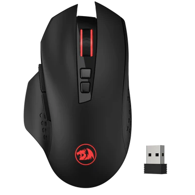 Redragon M656 Gainer Wireless Gaming Mouse Black/Red