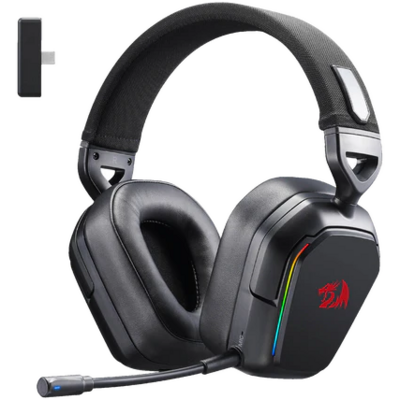 Redragon H868 Wireless Bluetooth RGB Gaming Headset Black