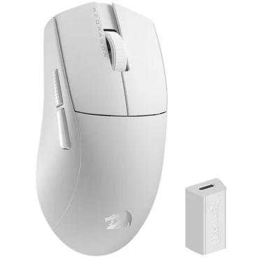 Redragon M916 PRO 4K Wireless Bluetooth Gaming Mouse White