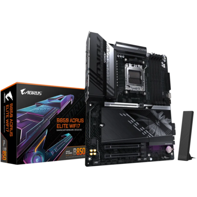 GIGABYTE Alaplap AM5 B850 AORUS ELITE WIFI7 AMD B650, ATX