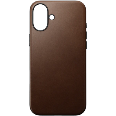 Nomad Modern Leather case iPhone 16 Plus Brown