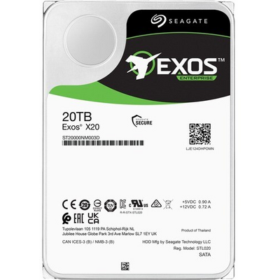 Seagate EXOS X20 20TB SAS SED 3.5IN 7200RPM 6GB/S 512E/4KN