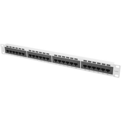 Lanberg 24-port Patch Panel 1U Grey