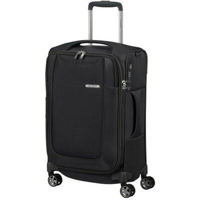 Samsonite D'LITE Sp. 55/20 Exp Length 35cm 15.6" fekete kabinbőrönd