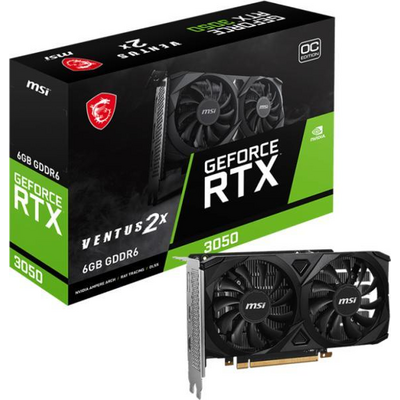 Msi RTX3050 VENTUS 2X E 6G OC