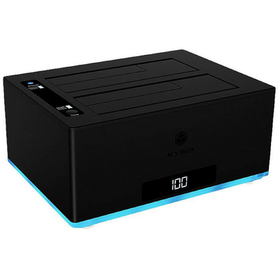 Raidsonic IcyBox IB-127CL-U3 Docking & Clone Station 2,5/3,5" USB3.0 Black