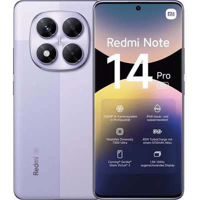 Xiaomi 60878/ REDMI NOTE 14 PRO 5G 8+256GB LAVENDER PURPLE