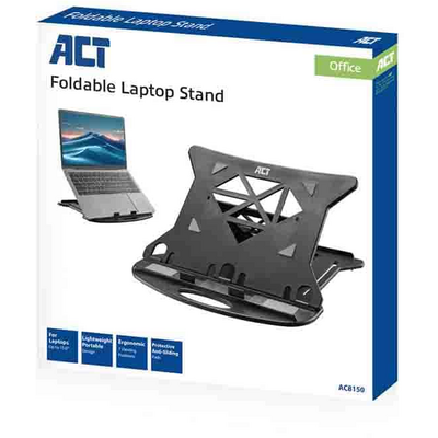 ACT AC8150 Foldable Laptop Stand with 7 adjustable heights