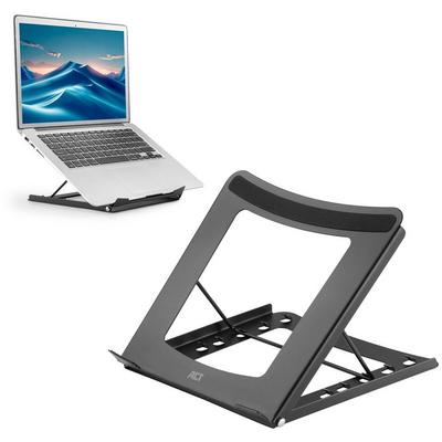 ACT AC8145 Foldable Laptop Stand with 5 Adjustable Height Positions