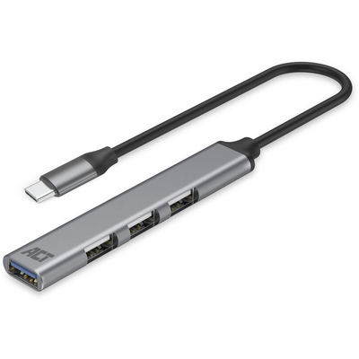 ACT AC6425 4-portos USB2.0 HUB Grey