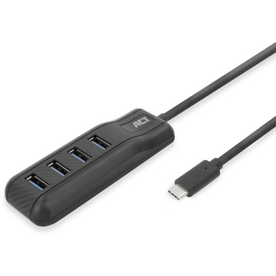 ACT AC6420 4-portos USB3.2 HUB Black