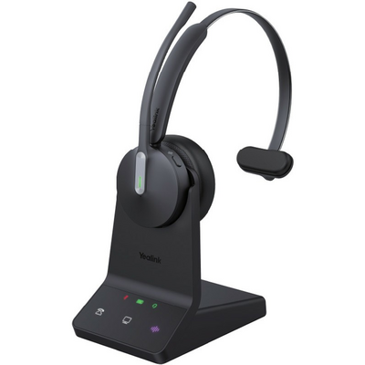 Yealink WH64 Hybrid Mono Teams Bluetooth/DECT Headset Black