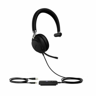 Yealink UH38 Mono UC USB-C USB-A Wireless Bluetooth Headset Black