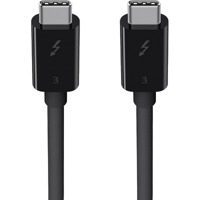 Belkin Thunderbolt 3 Cable USB-C to USB-C 0,8m Black